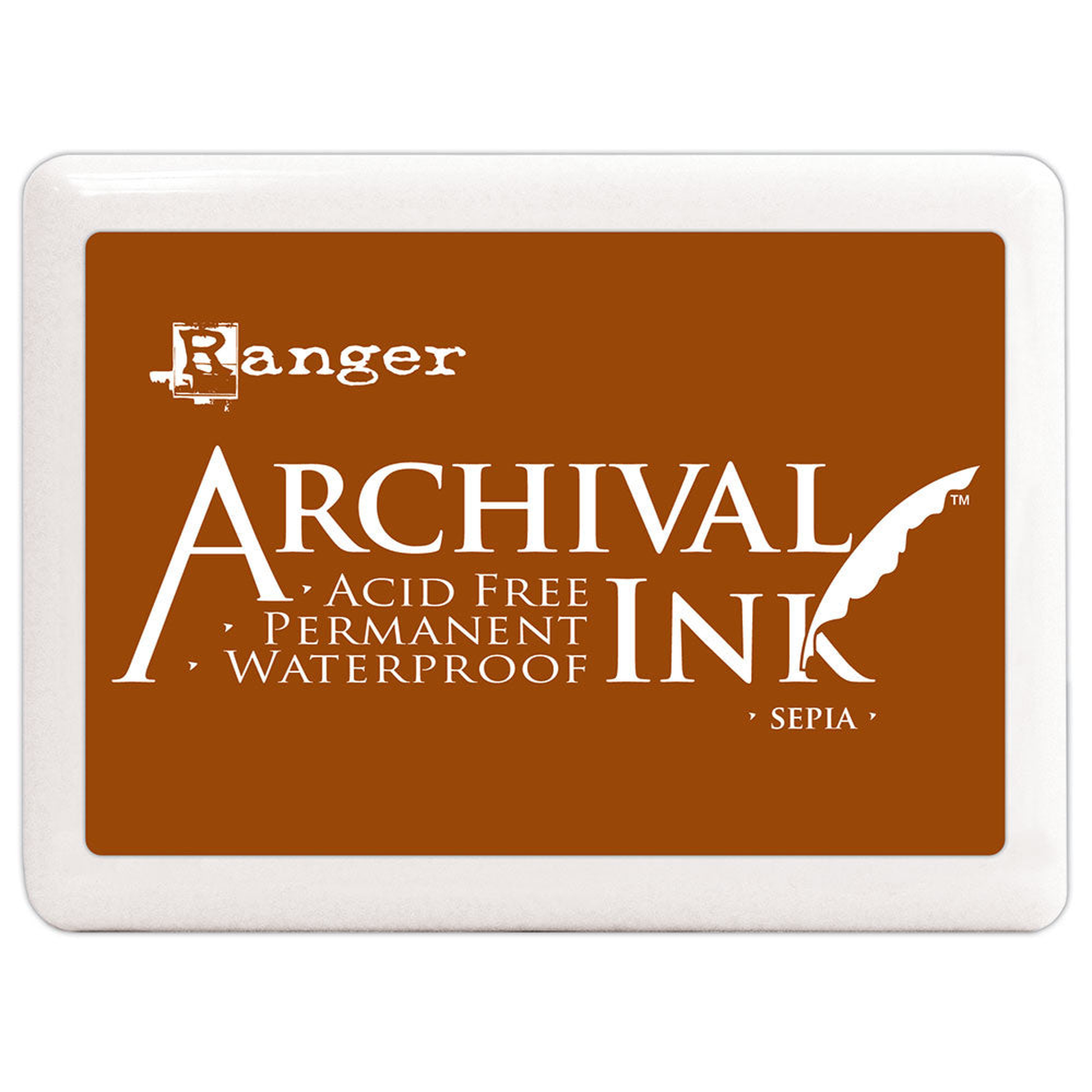 Ranger Archival Ink Jumbo Pad Sepia