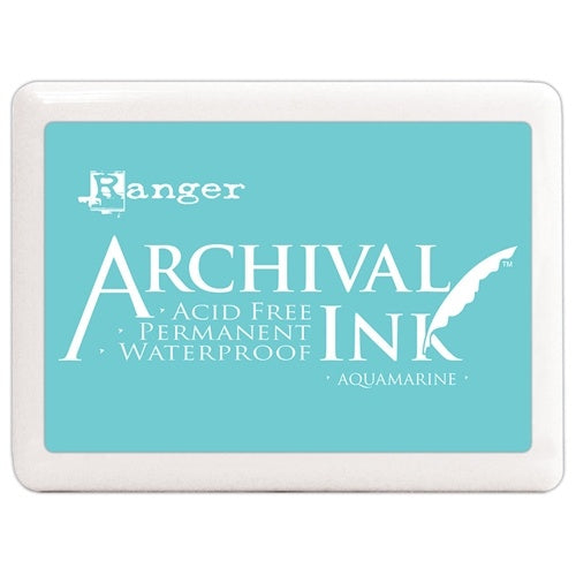 Ranger Archival Ink Jumbo Pad Aquamarine