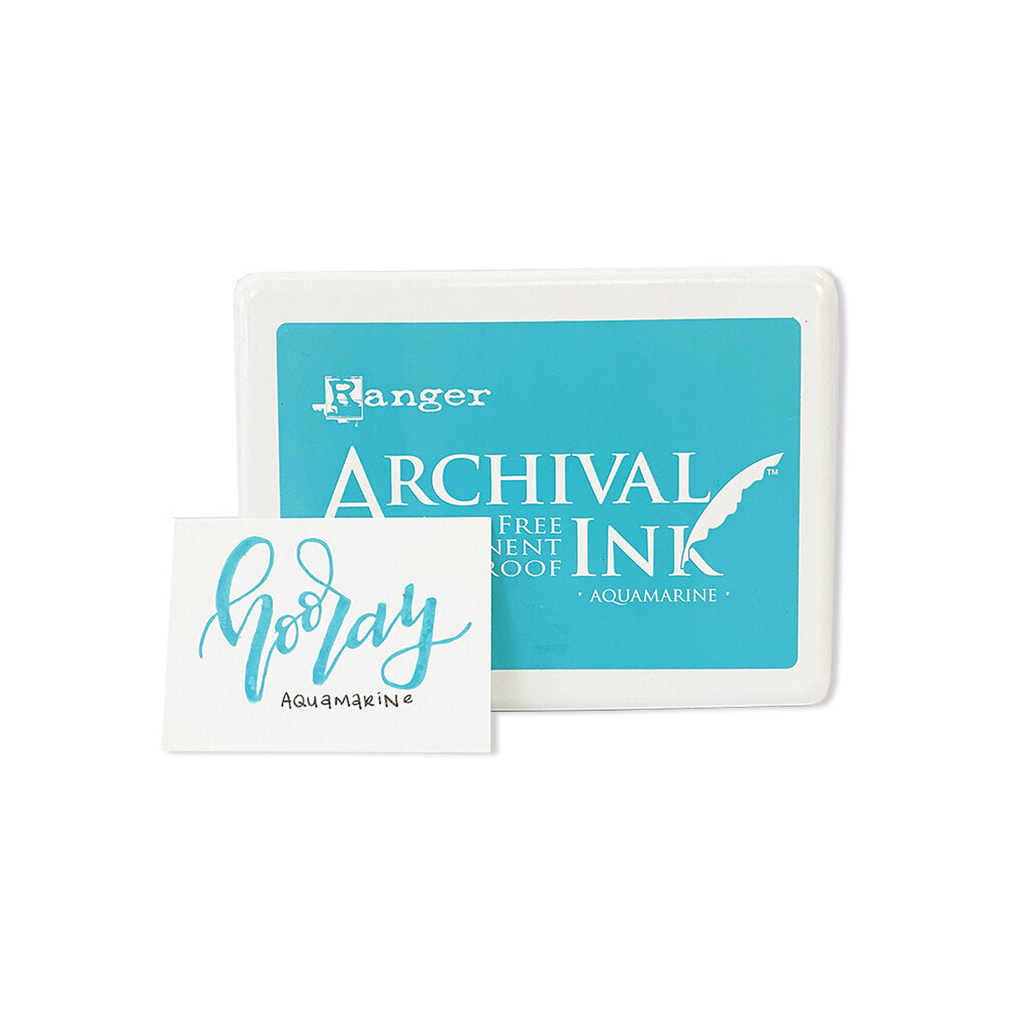 Ranger Archival Ink Jumbo Pad Aquamarine