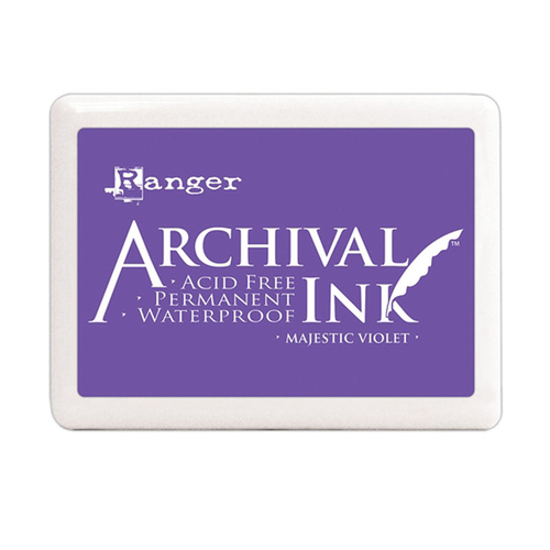 Ranger Archival Ink Jumbo Pad Majestic Violet