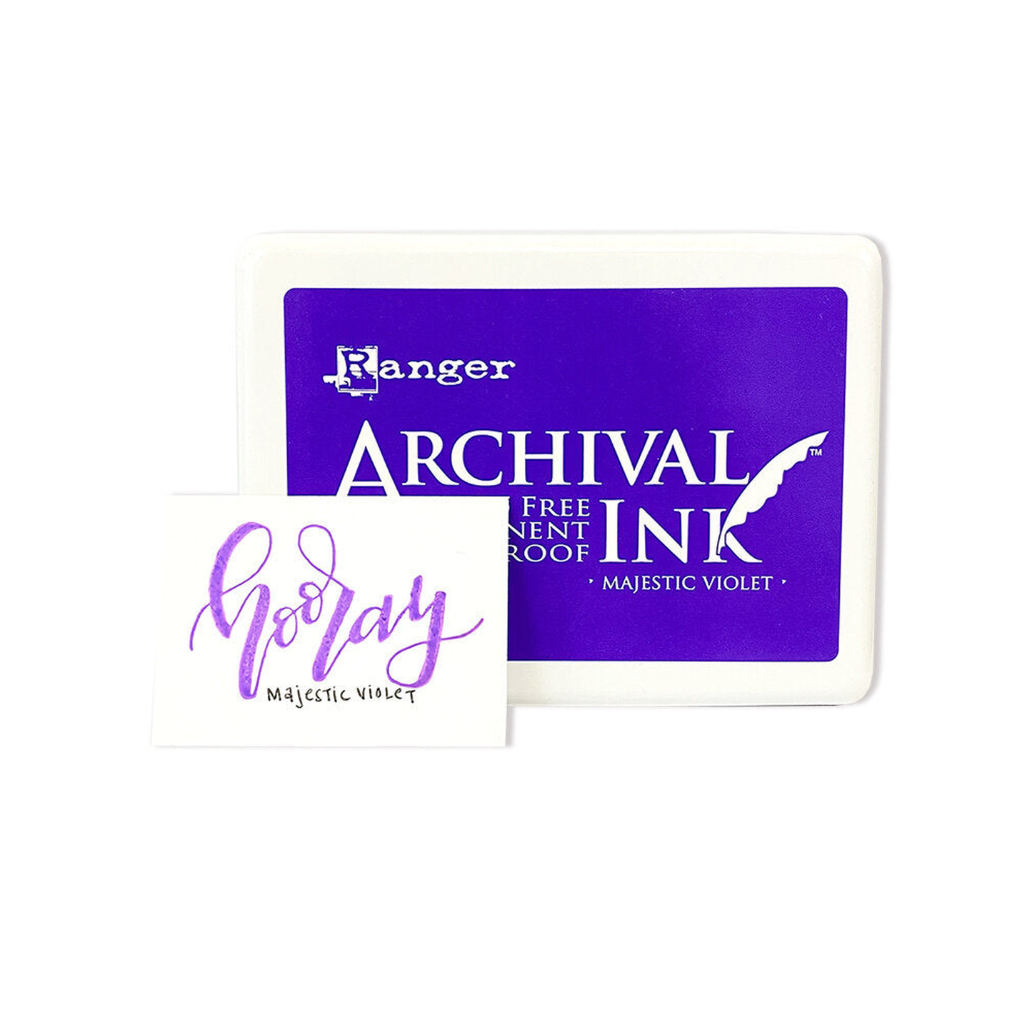 Ranger Archival Ink Jumbo Pad Majestic Violet