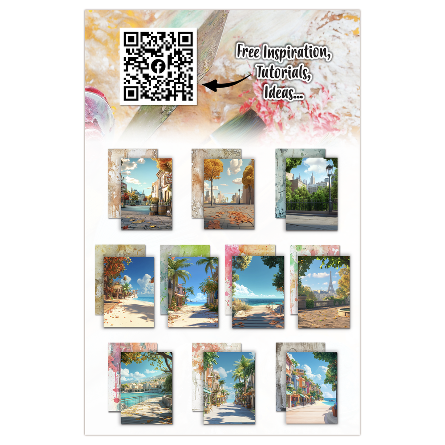 Weathered Wanderings - Sunset Splashes