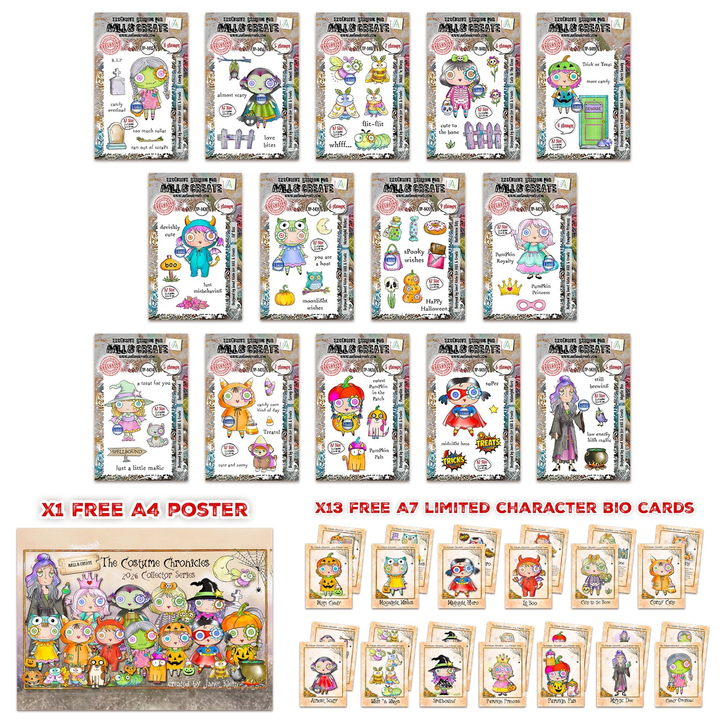 Costume Chronicles Stamp Bundle