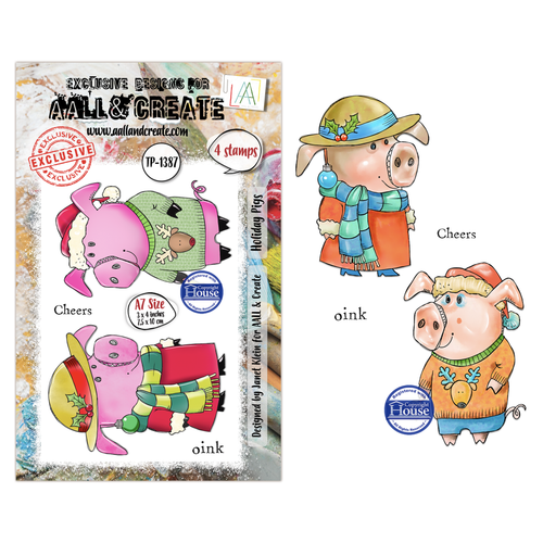 Season Of Sparkle Holiday Pigs