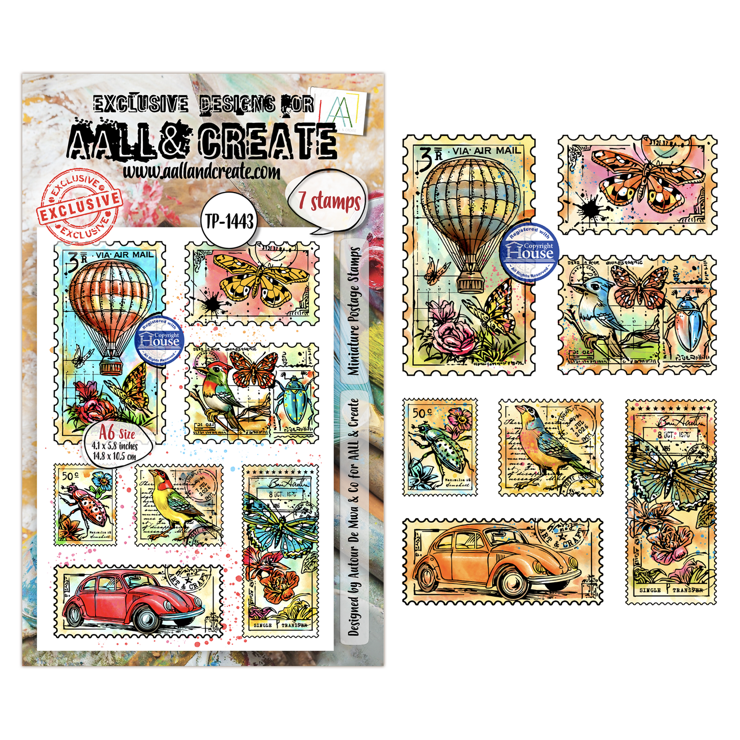 Dispatch Transit - Miniature Postage Stamps