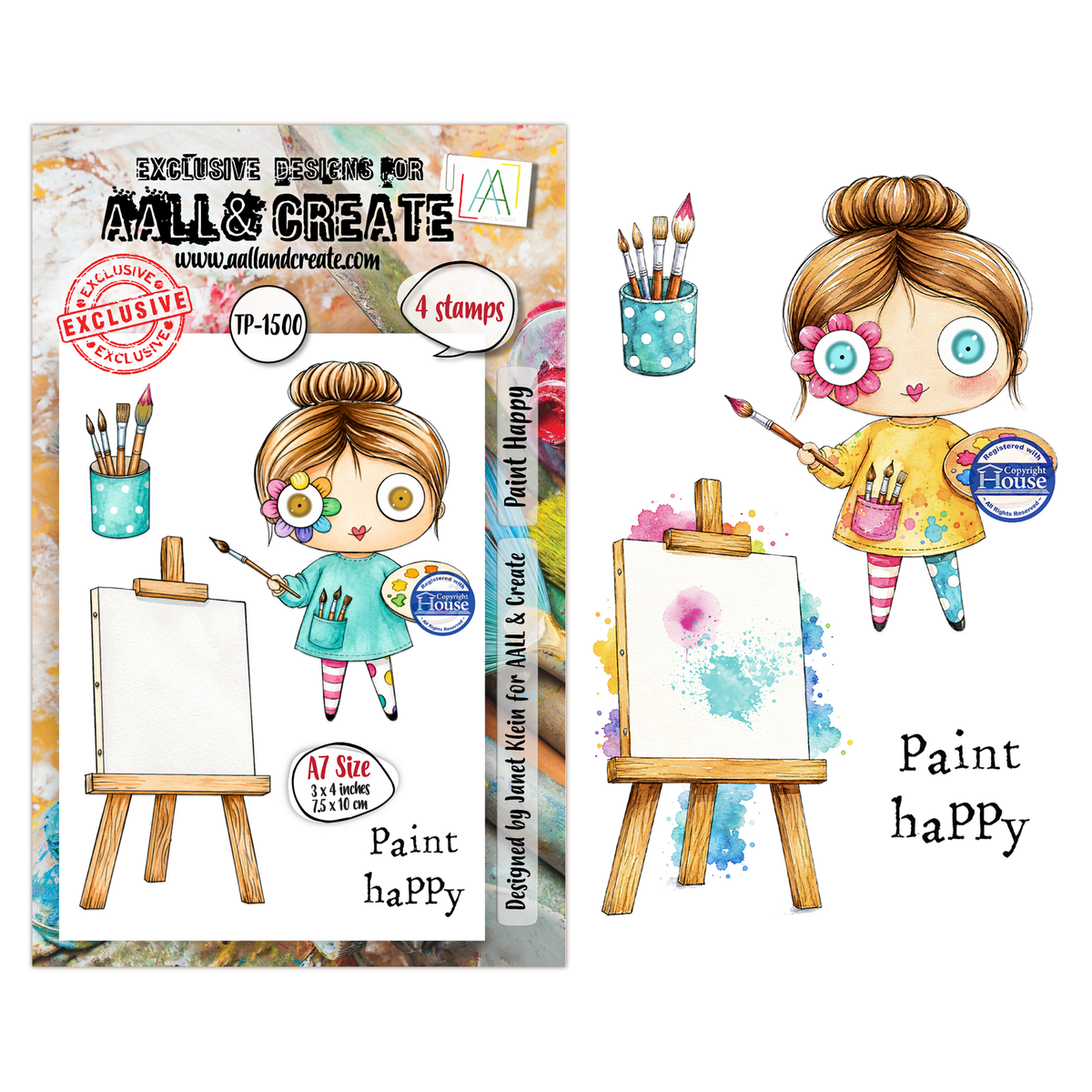 Creative Types Paint Happy