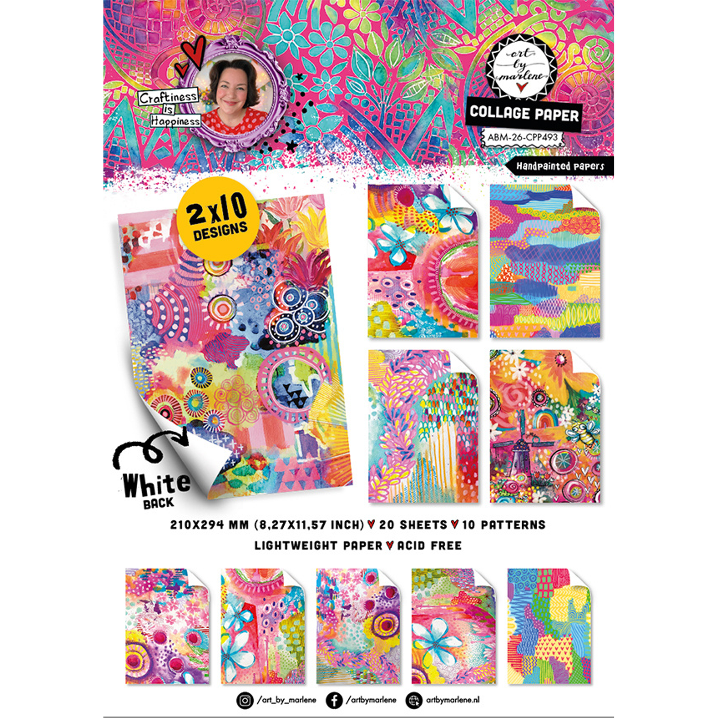 Handpainted Papers