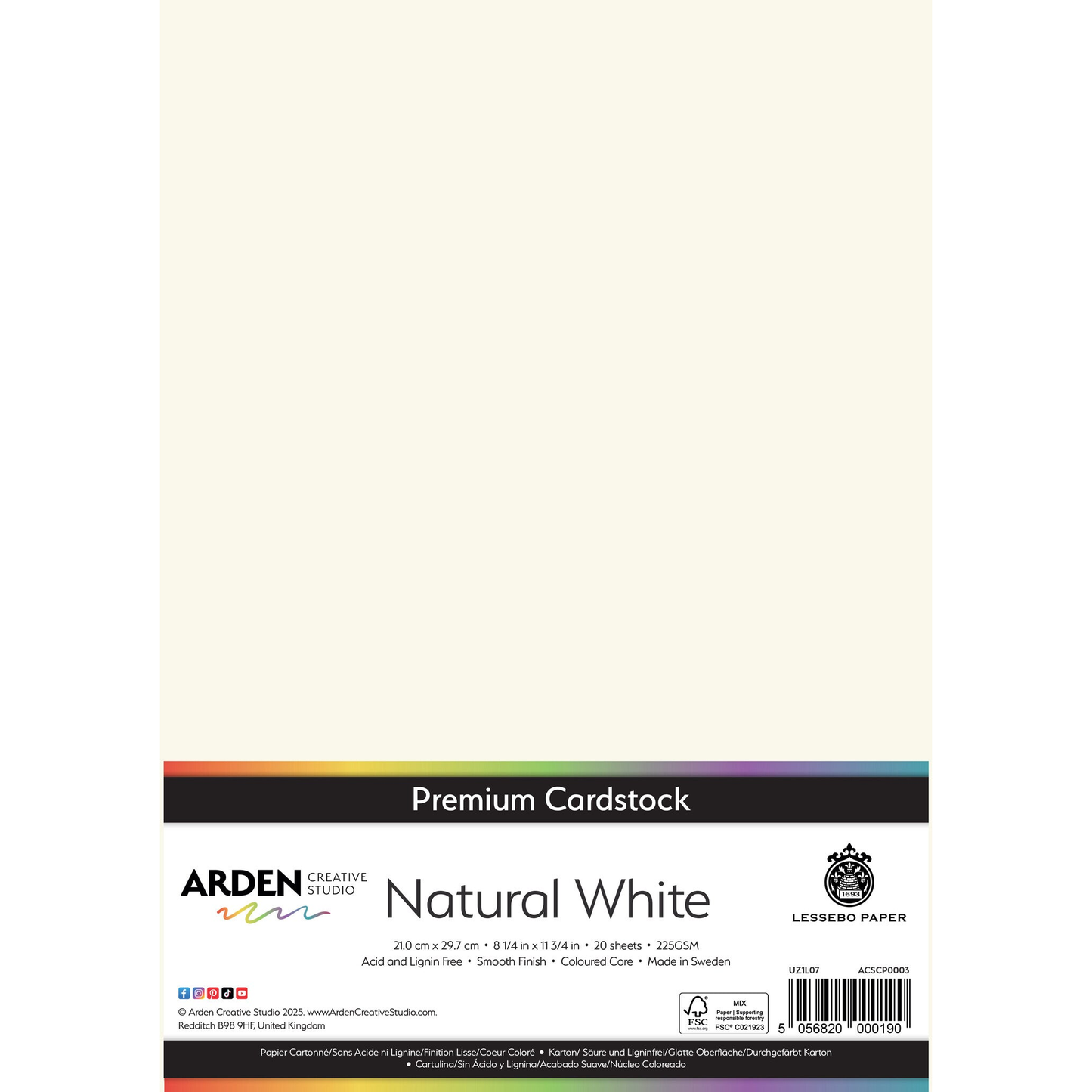 Premium Cardstock - Natural White