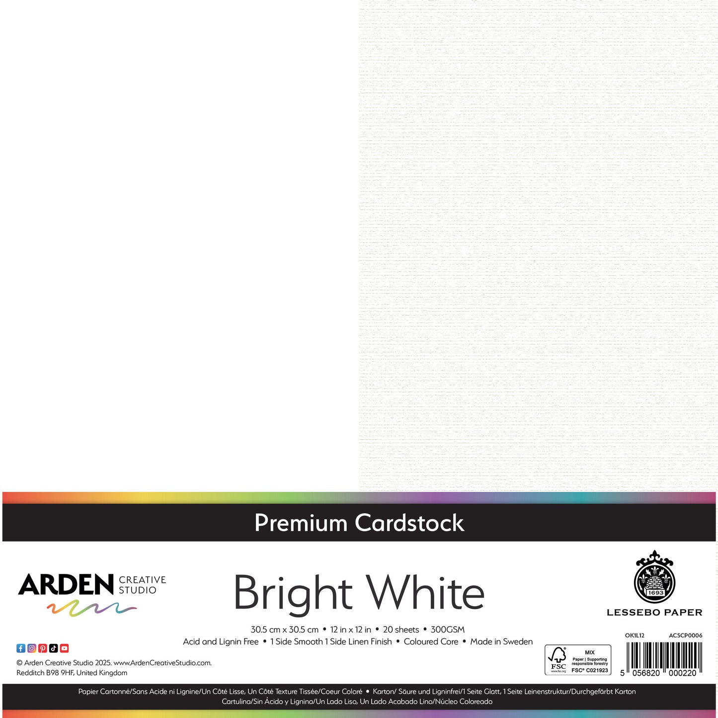 Premium Cardstock - Bright White