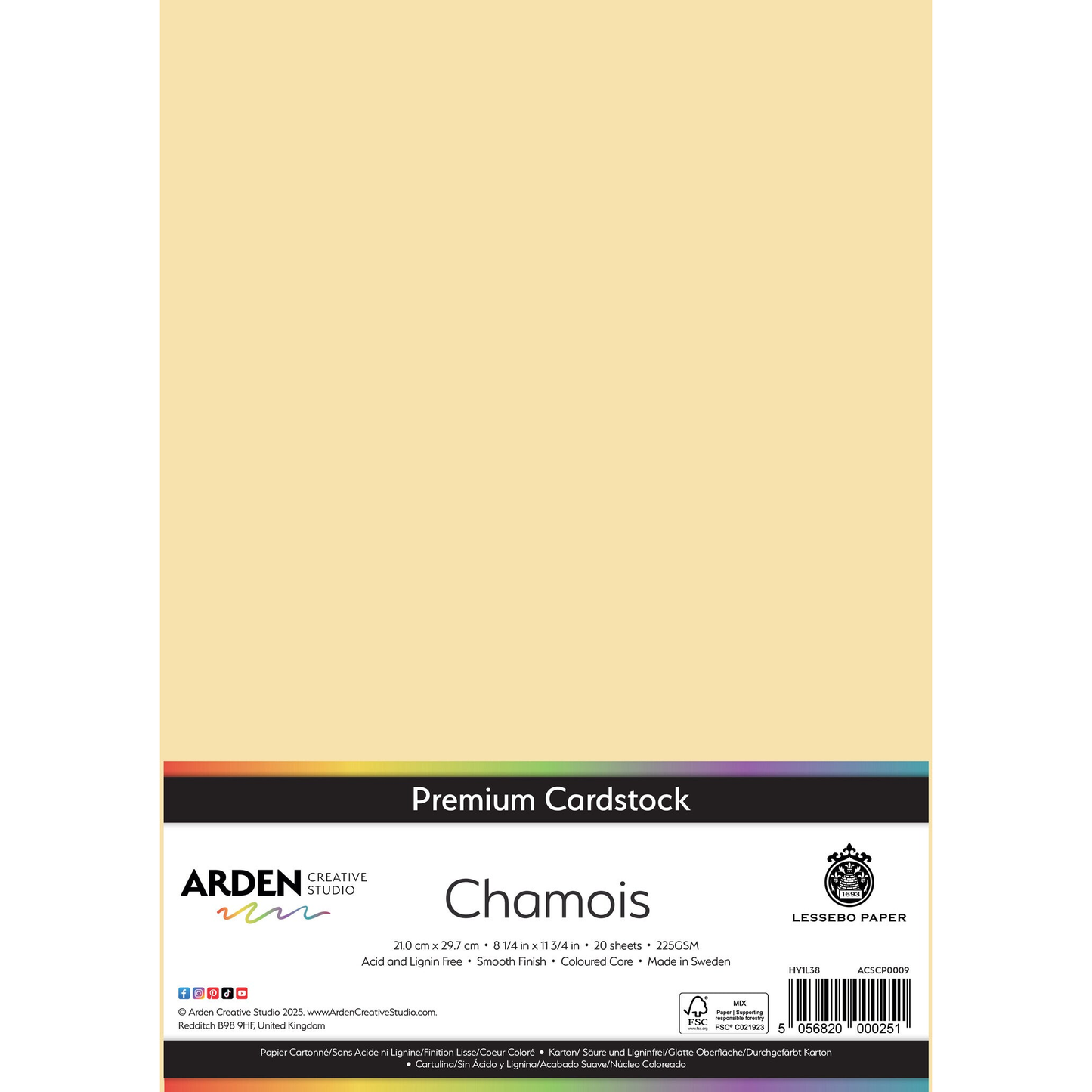 Premium Cardstock - Chamois