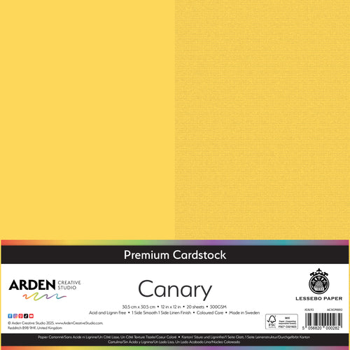 Premium Cardstock - Canary