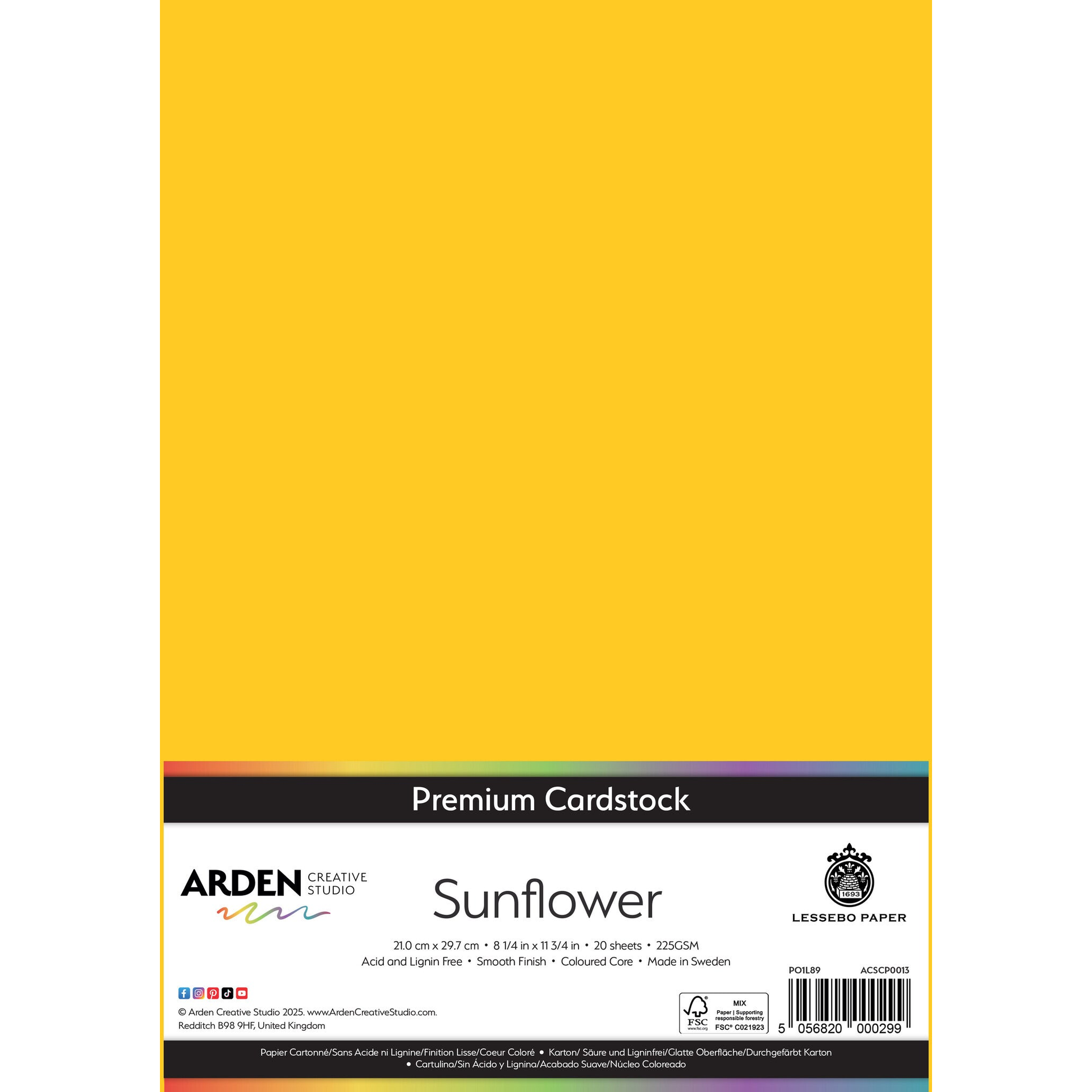 Premium Cardstock - Sunflower