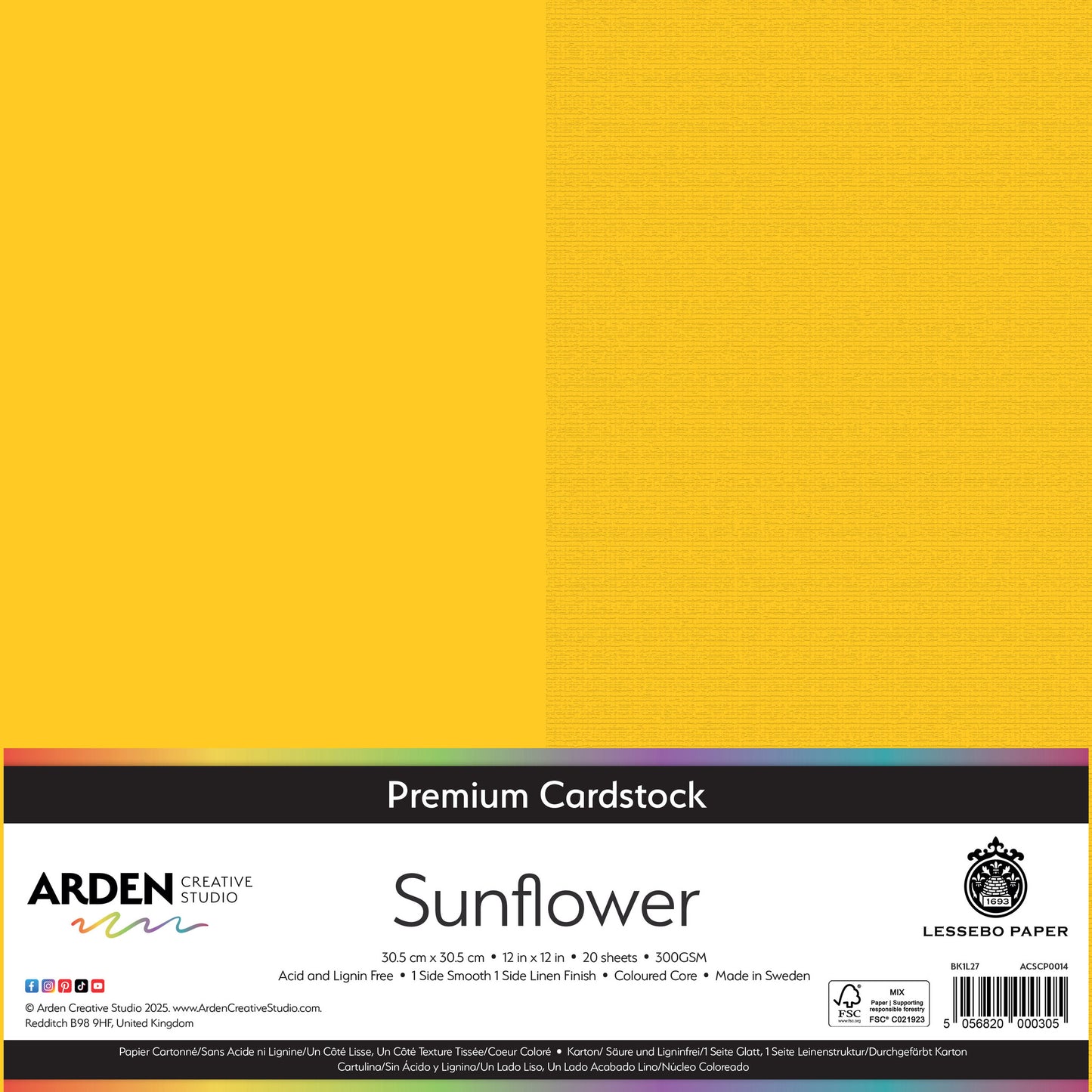 Premium Cardstock - Sunflower