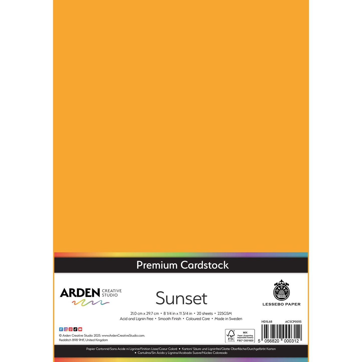 Premium Cardstock - Sunset