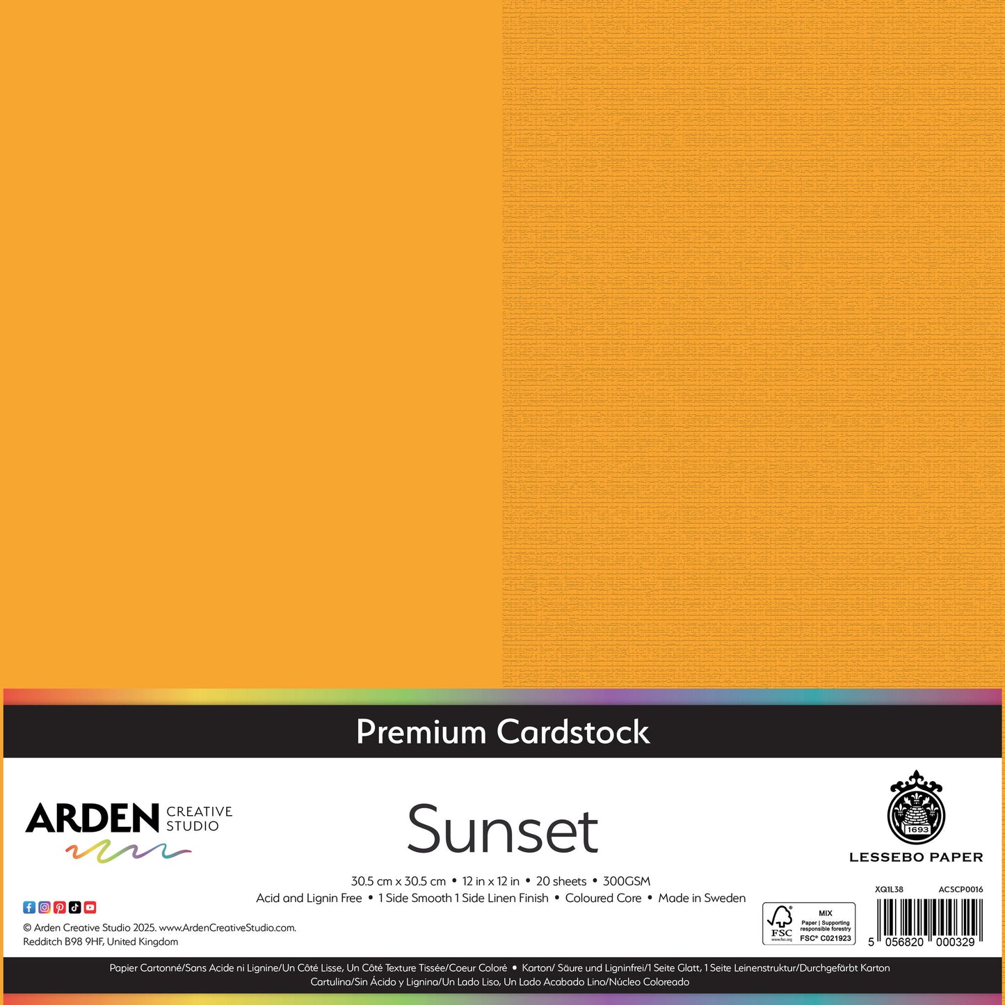 Premium Cardstock - Sunset