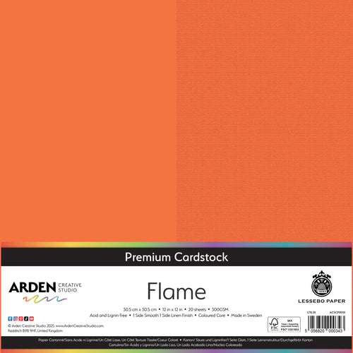 Premium Cardstock - Flame