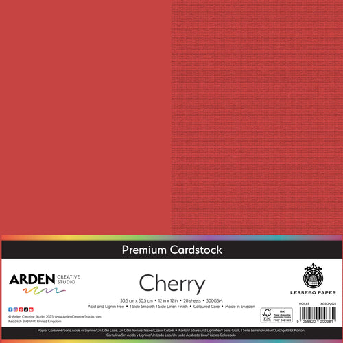 Premium Cardstock - Cherry