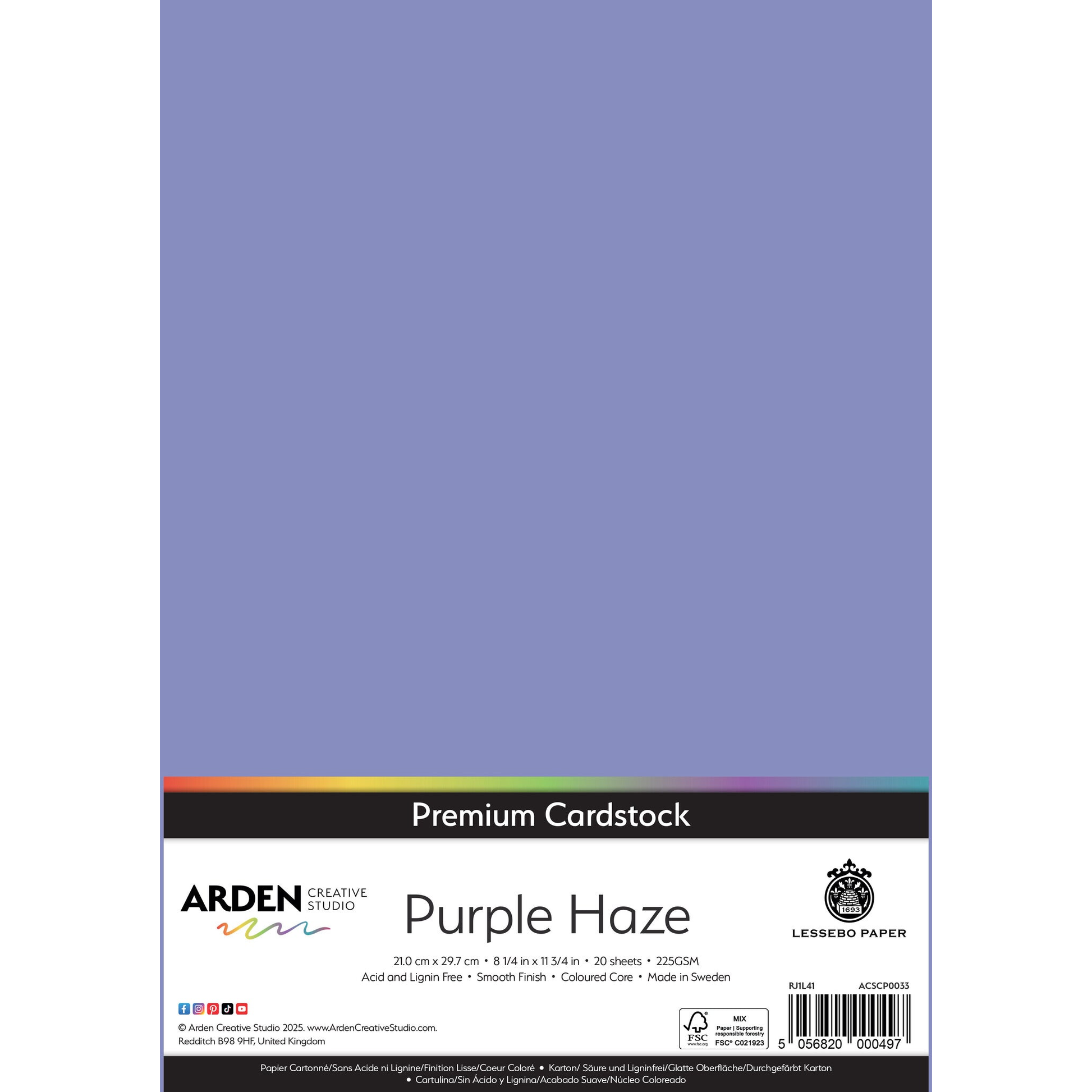 Premium Cardstock - Purple Haze