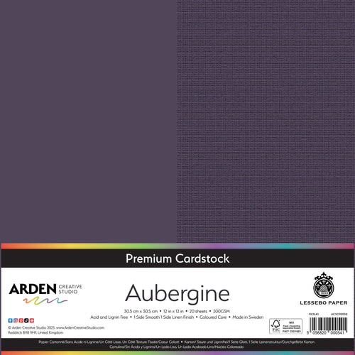 Premium Cardstock - Aubergine