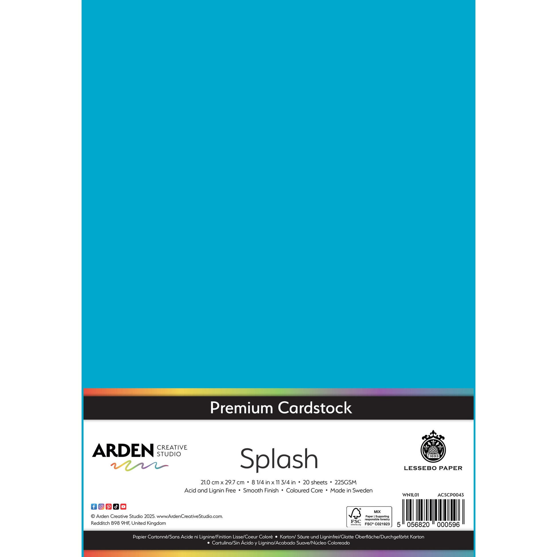 Premium Cardstock - Splash