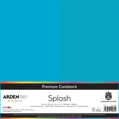 Premium Cardstock - Splash