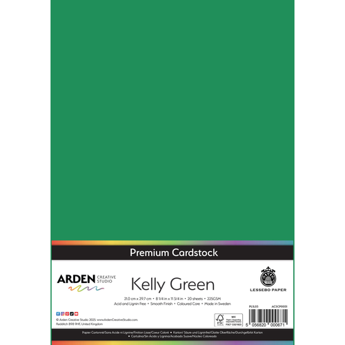 Premium Cardstock - Kelly Green