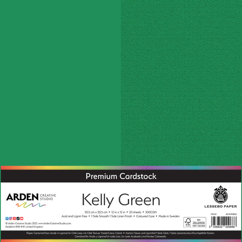 Premium Cardstock - Kelly Green
