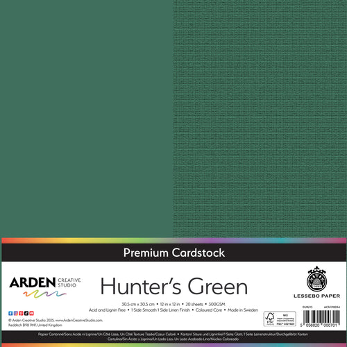 Premium Cardstock - Hunter's Green