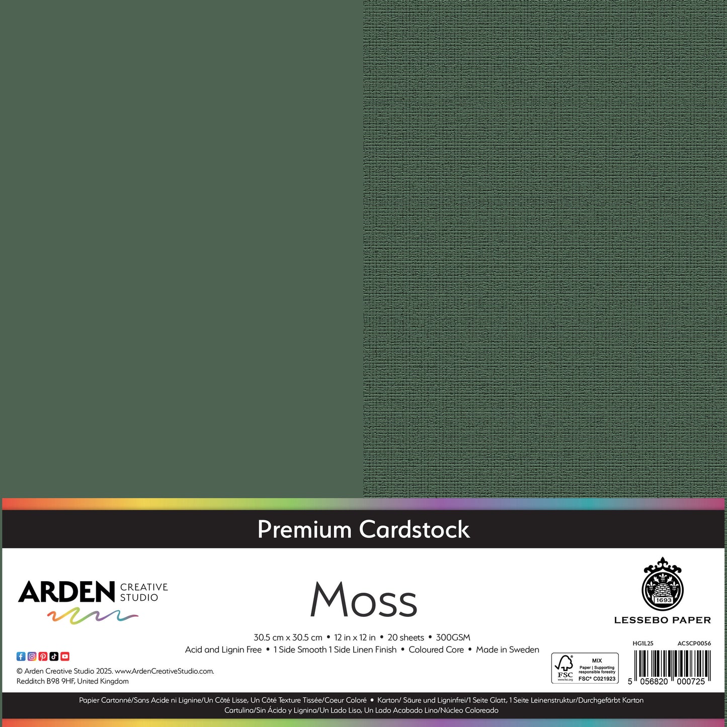 Premium Cardstock - Moss