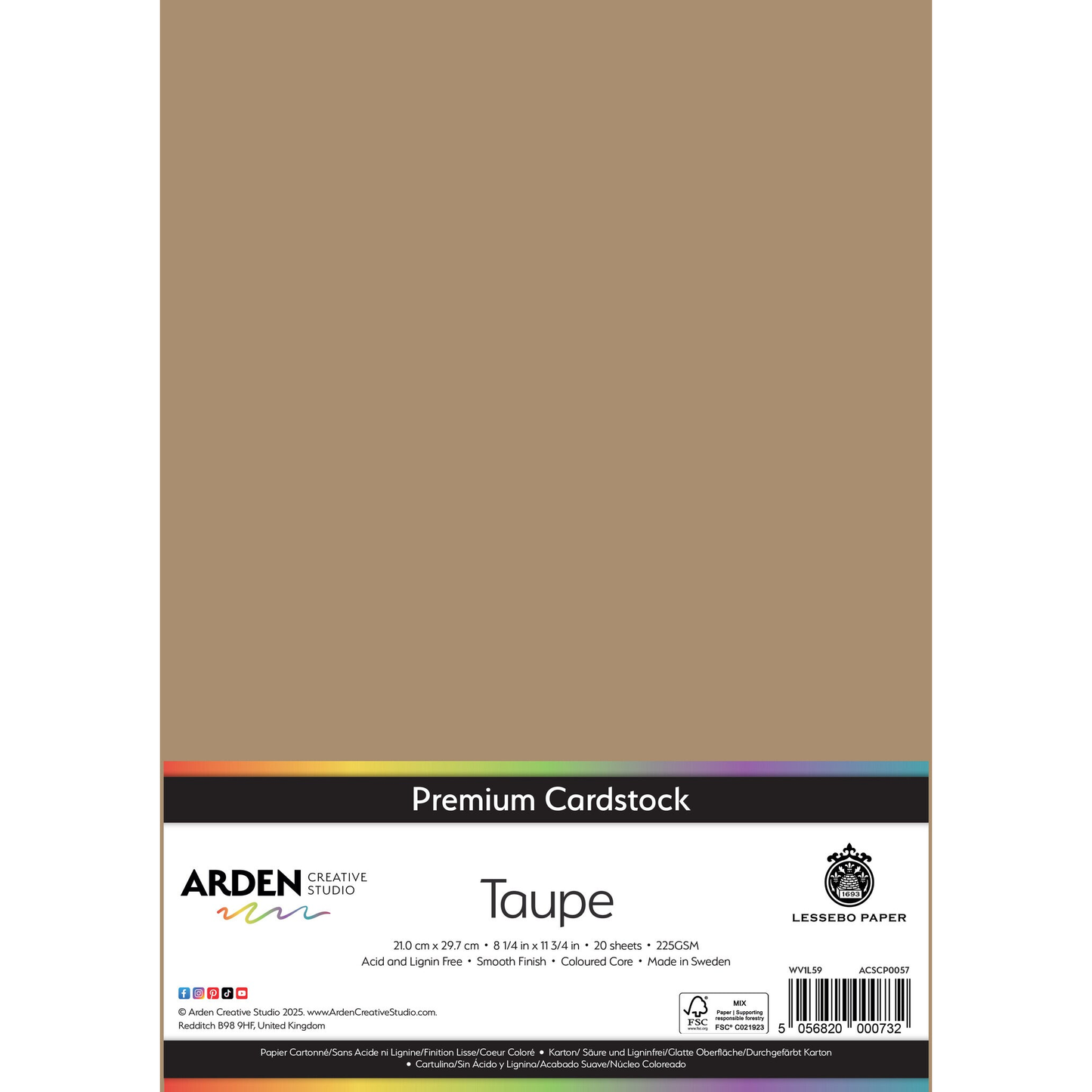 Premium Cardstock - Taupe