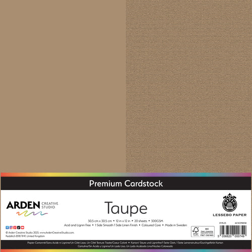 Premium Cardstock - Taupe