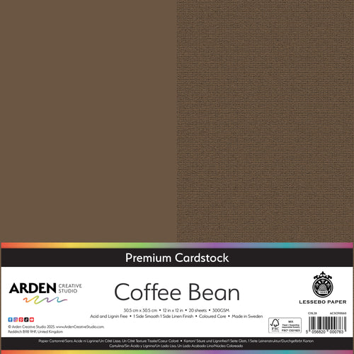 Premium Cardstock - Coffee Bean