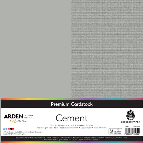 Premium Cardstock - Cement