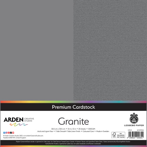 Premium Cardstock - Granite