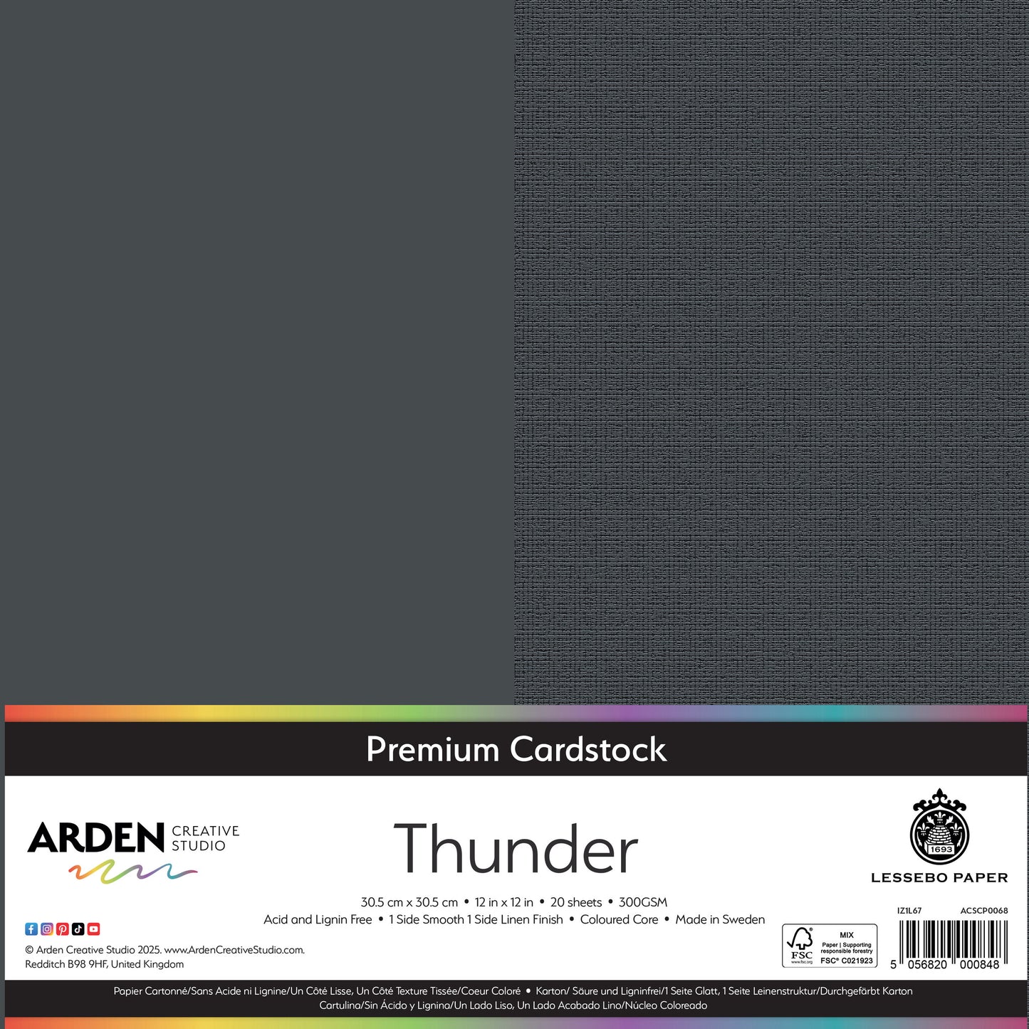Premium Cardstock - Thunder