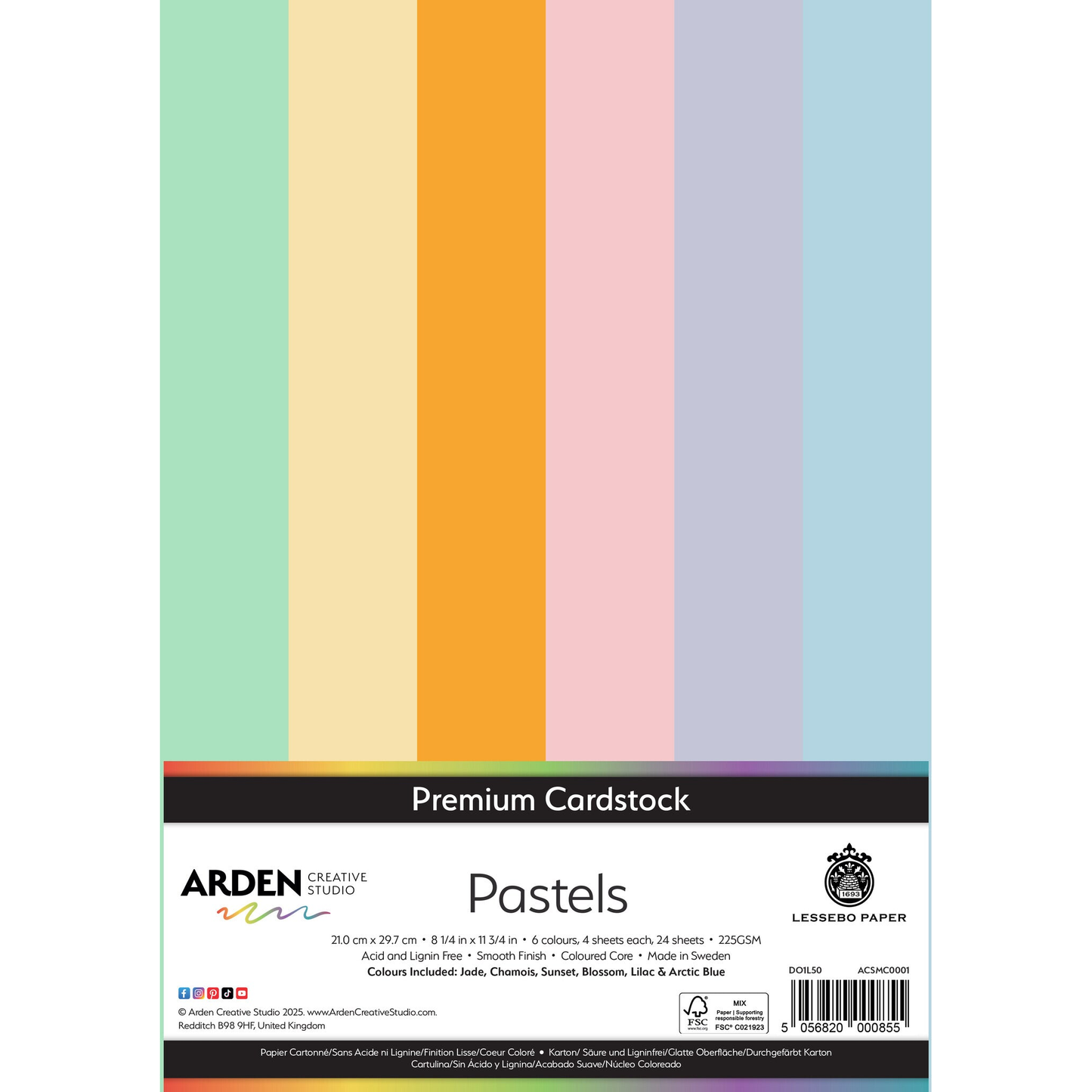 Premium Cardstock - Pastels