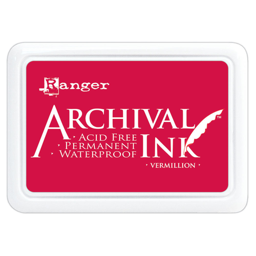 Ranger Archival Ink Pad Vermillion