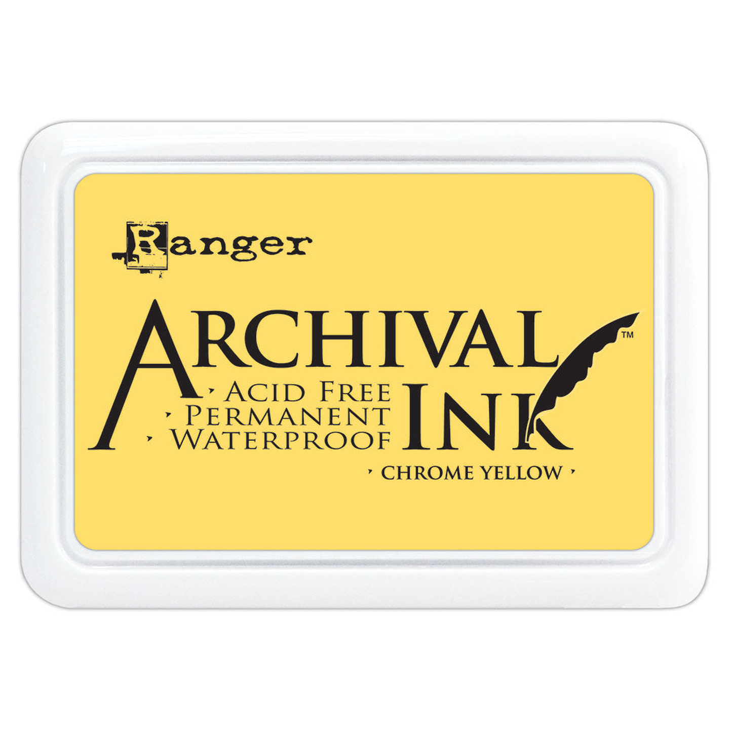 Ranger Archival Ink Pad Chrome Yellow