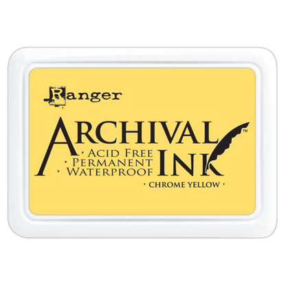 Ranger Archival Ink Pad Chrome Yellow