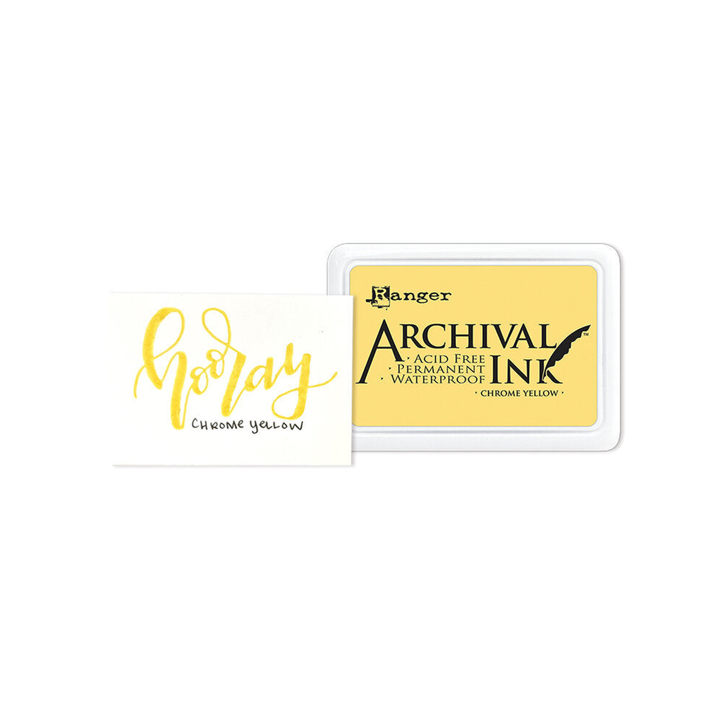 Ranger Archival Ink Pad Chrome Yellow