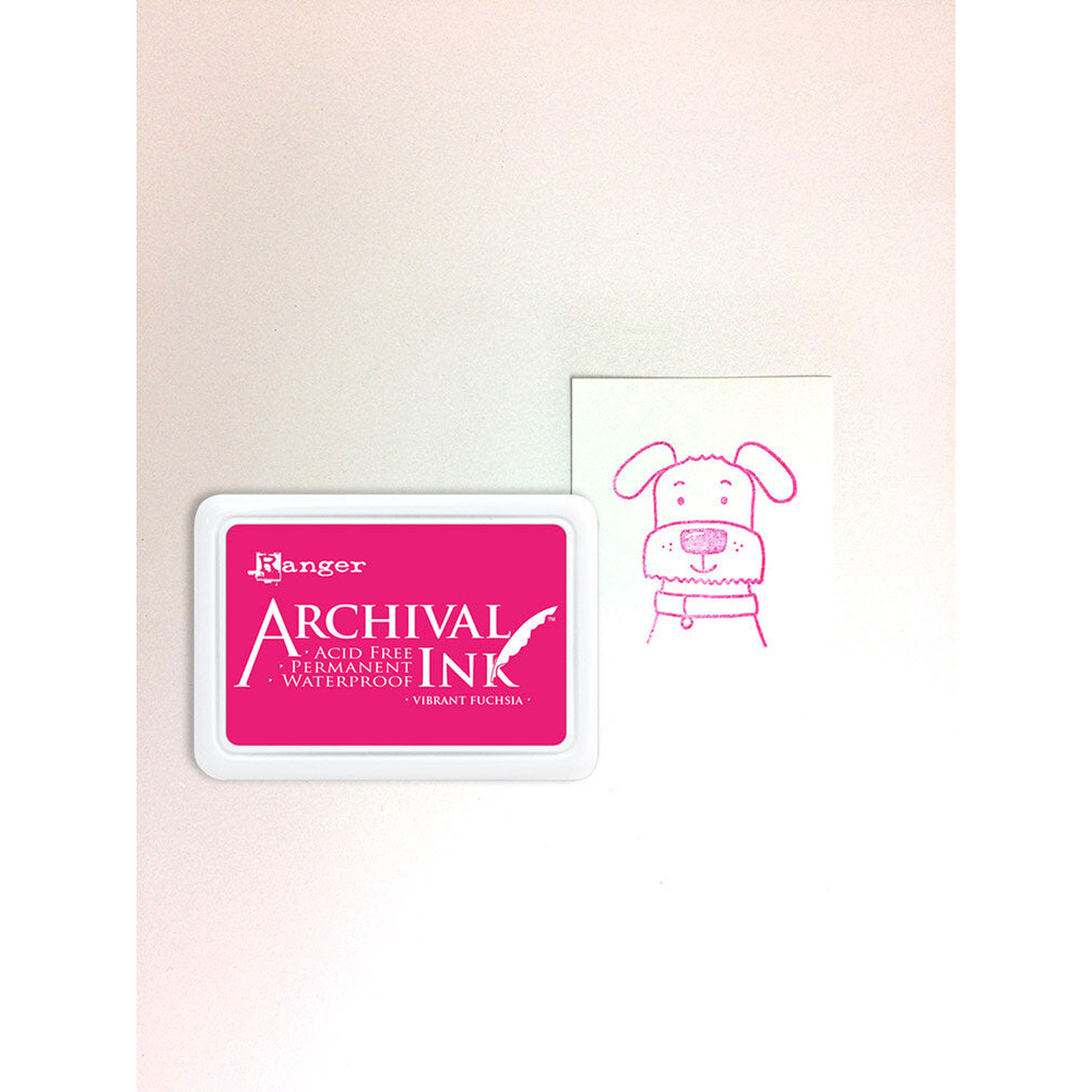 Ranger Archival Ink Pad Vibrant Fuchsia