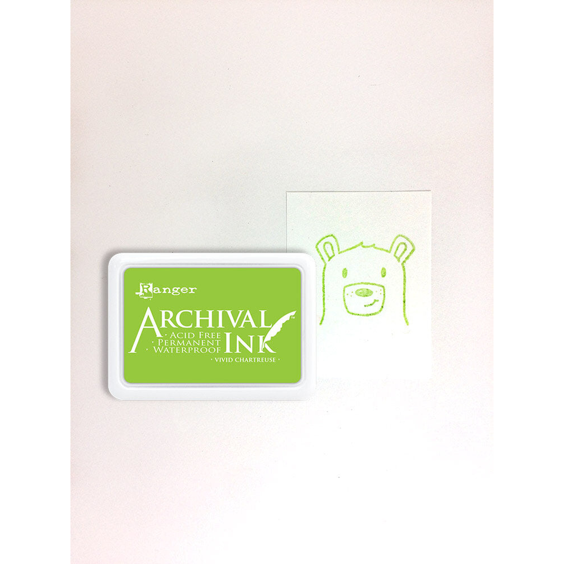 Ranger Archival Ink Pad Vivid Chartreuse