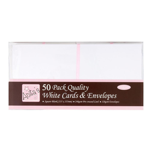 Karten und Umschläge  White