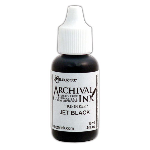Ranger Archival Ink Re-Inkers Jet Black