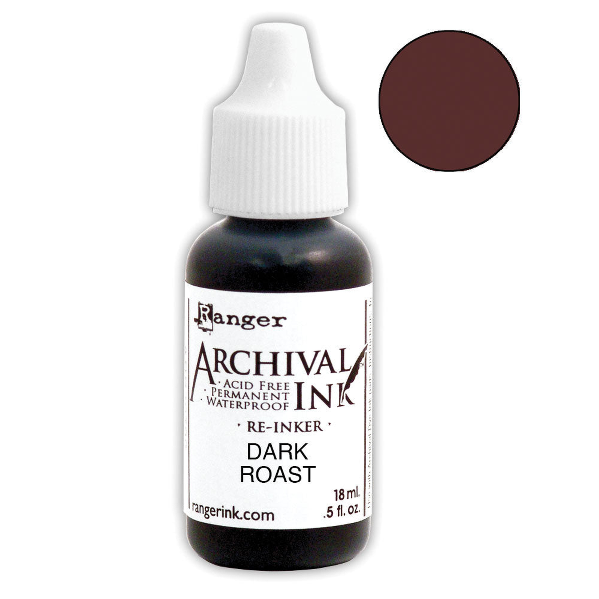 Ranger Archival Ink Re-Inkers Dark Roast
