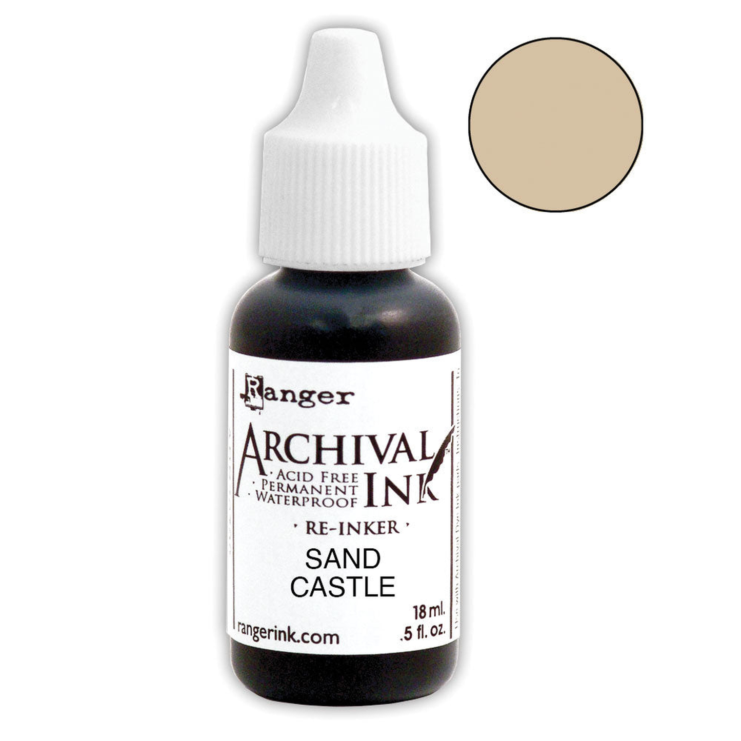 Ranger Archival Ink Re-Inkers Sand Castle