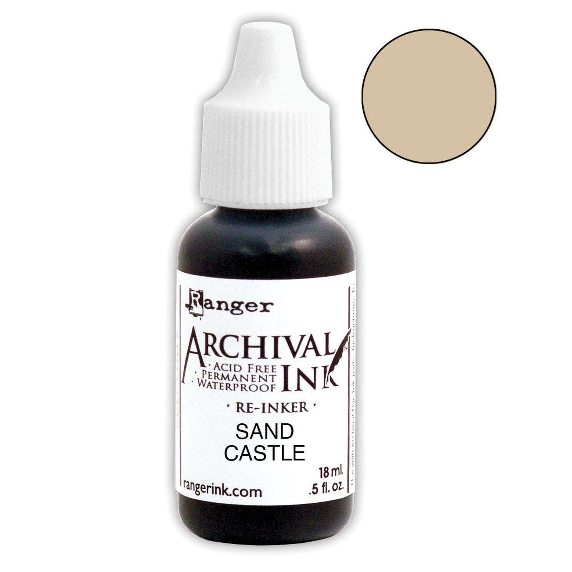 Ranger Archival Ink Re-Inkers Sand Castle