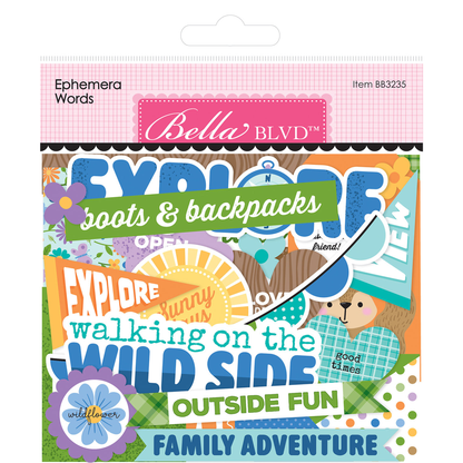 Adventure Awaits Ephemera Words