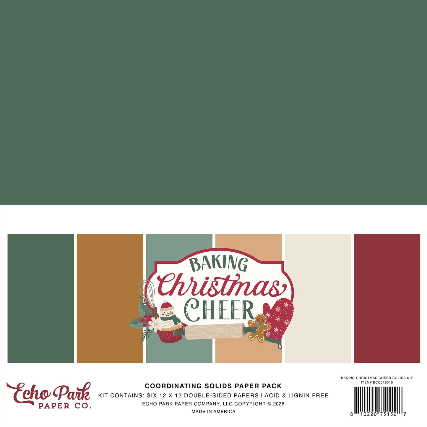 Baking Christmas Cheer Coordination Solids Paper Pack