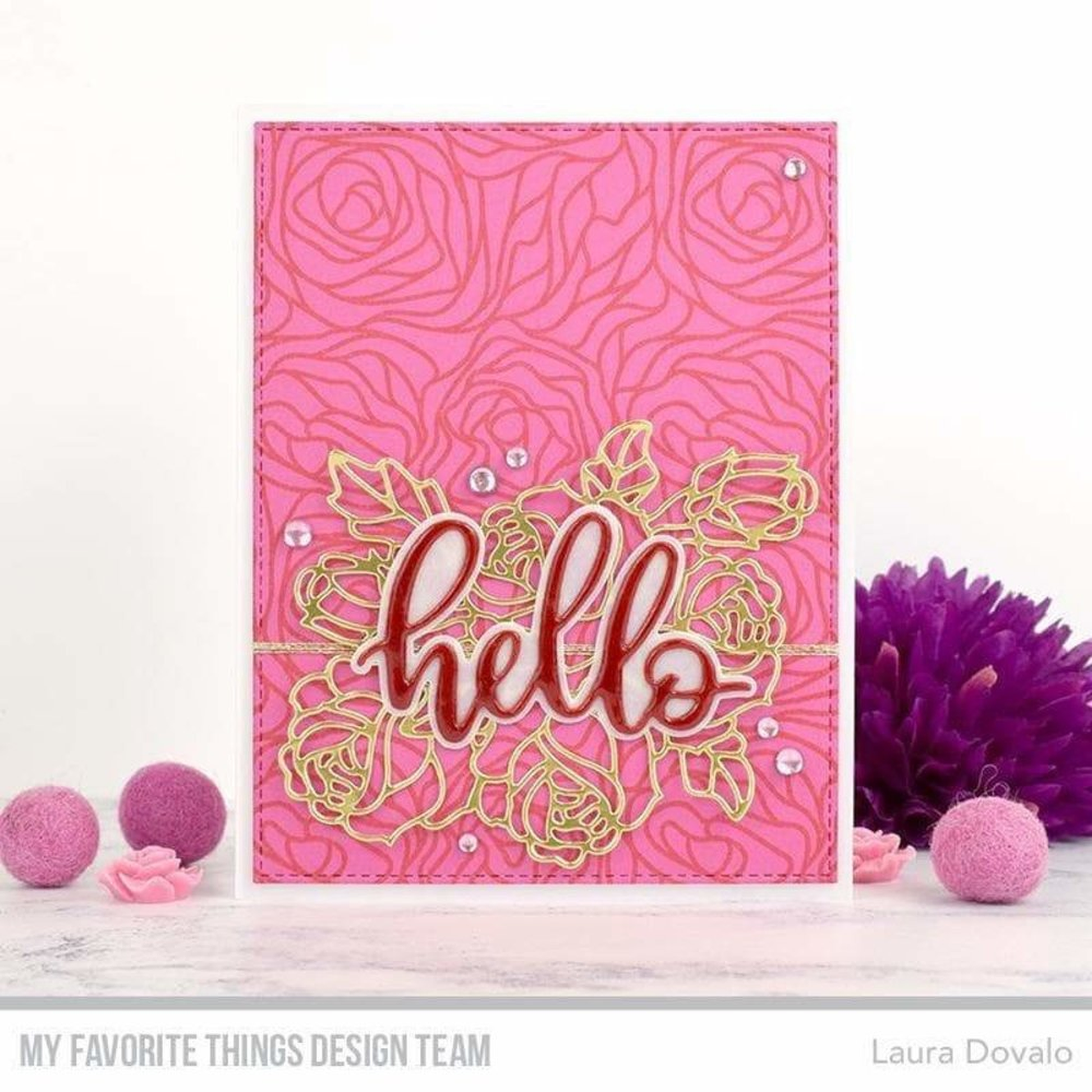 Abstract Roses Background